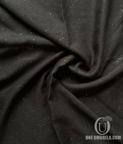 Glint of gold- Black Viscose Hijab