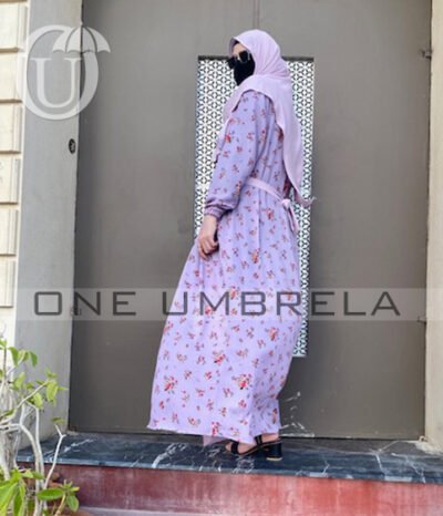 Lilac Floral- Double Coat - Image 2