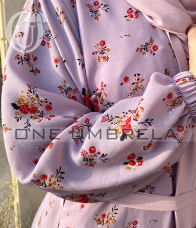 Lilac Floral- Double Coat - Image 4