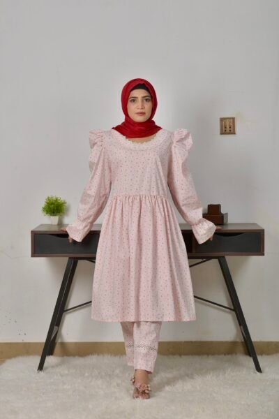 2 pc - Casual Pret (Baby Pink) - Image 4