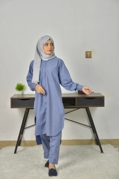 2 pc - Casual Pret (Light Blue) - Image 2