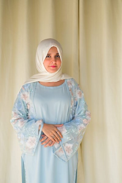 3 pc stitched - Casual wear (SkyBlue)