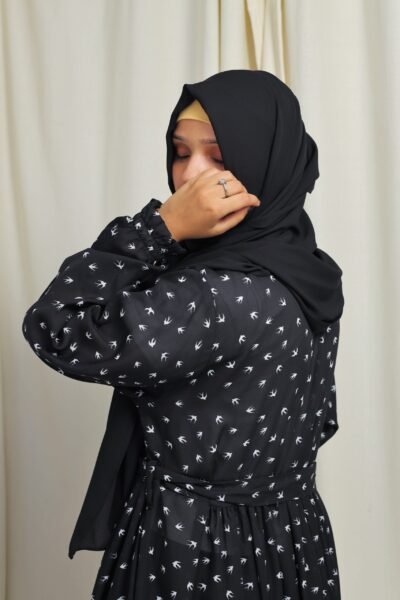 Black dove- Maxi abaya/dress - Image 3