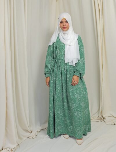 Evergreen leaves- Maxi abaya/dress - Image 3