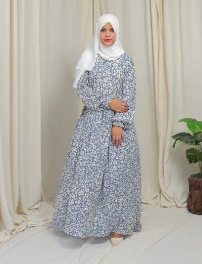 Blue sky- Maxi abaya/dress