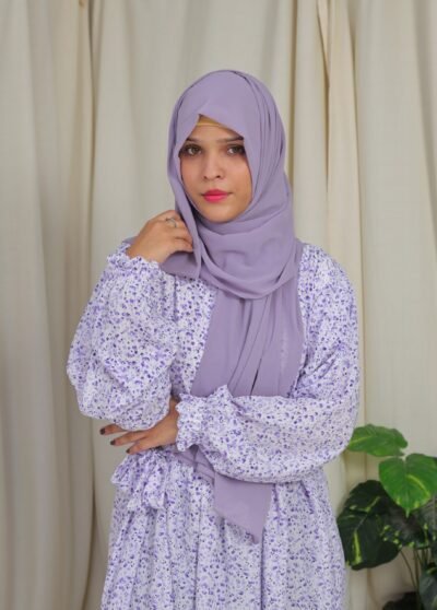 Lavender bloom- Maxi abaya/dress - Image 7