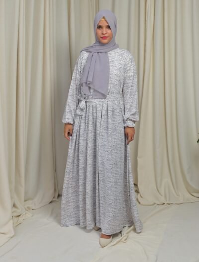 Ash grey- Maxi abaya/dress - Image 2