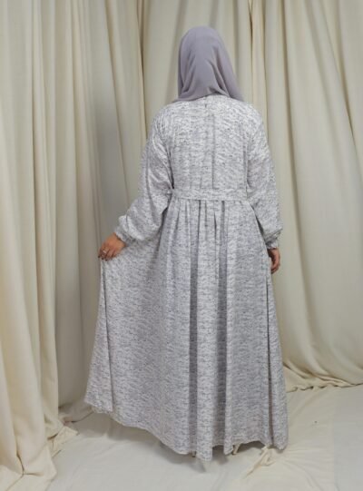 Ash grey- Maxi abaya/dress - Image 7