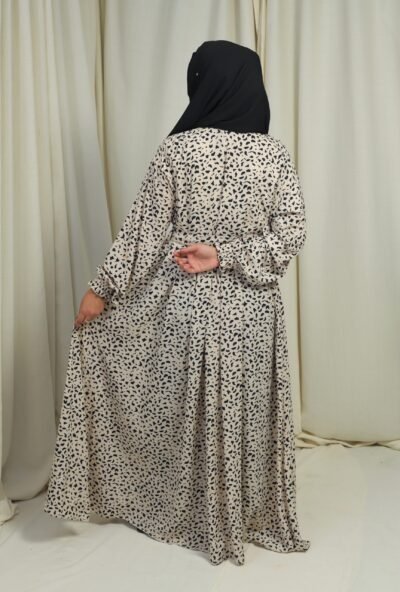 Off white mosaic- Maxi abaya/dress - Image 6