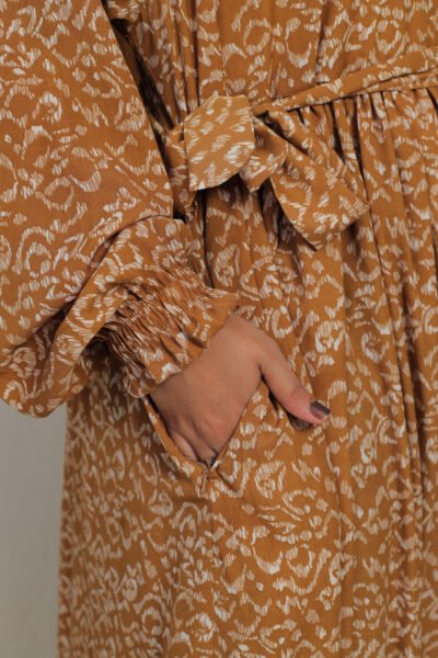 Caramel grace- Maxi abaya/dress